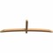 Ekena Millwork Bellingham Timber Gable Bracket, Western Red Cedar, 96"W x 28"H x 3 1/2"D x 3 1/2"F, 7/12 Pitch GBW096X28X0404BEL00SWR - alternate 2
